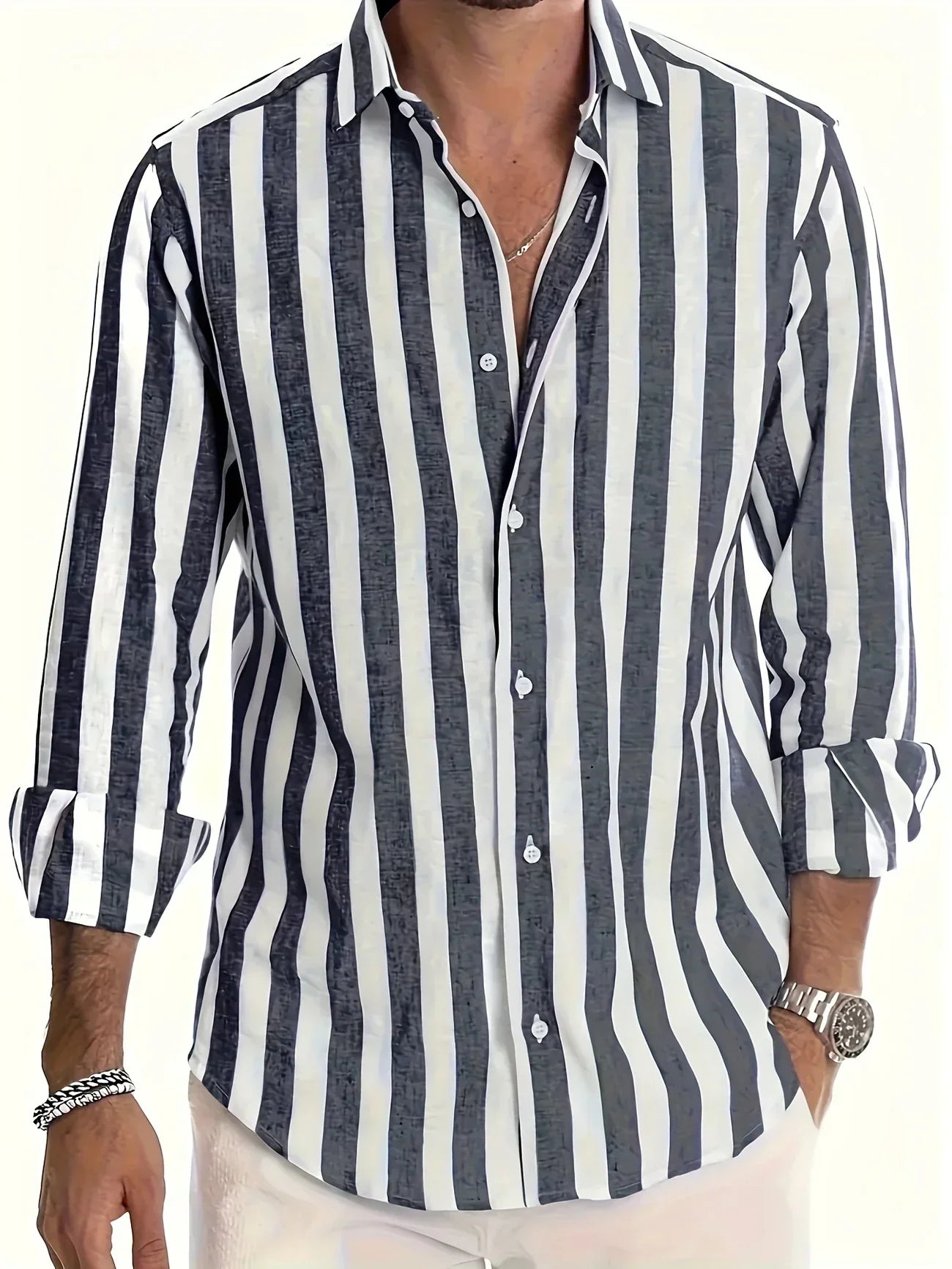 Dominic™ | Striped Shirt