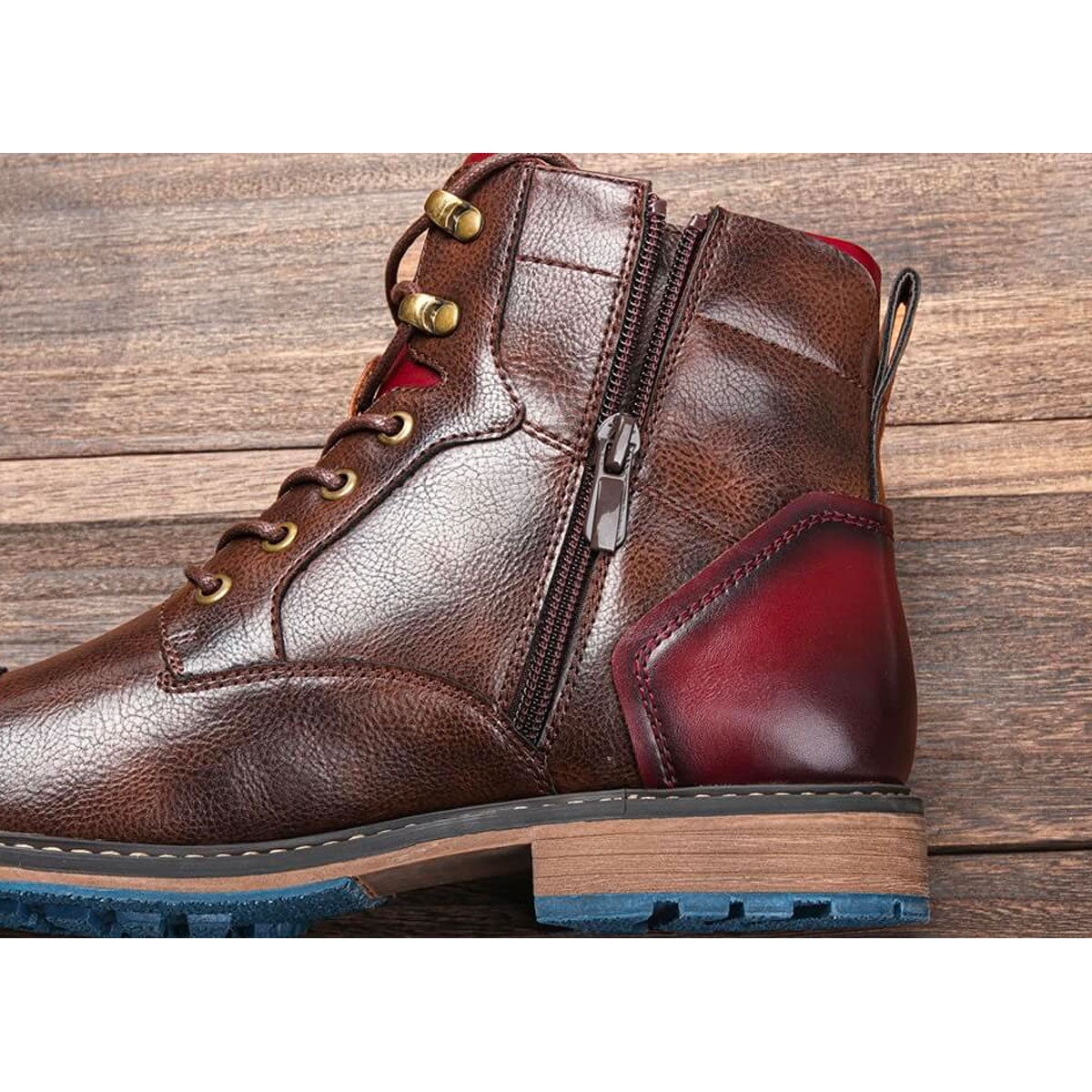 Ethan™ | Artisan Leather Oxford Boots