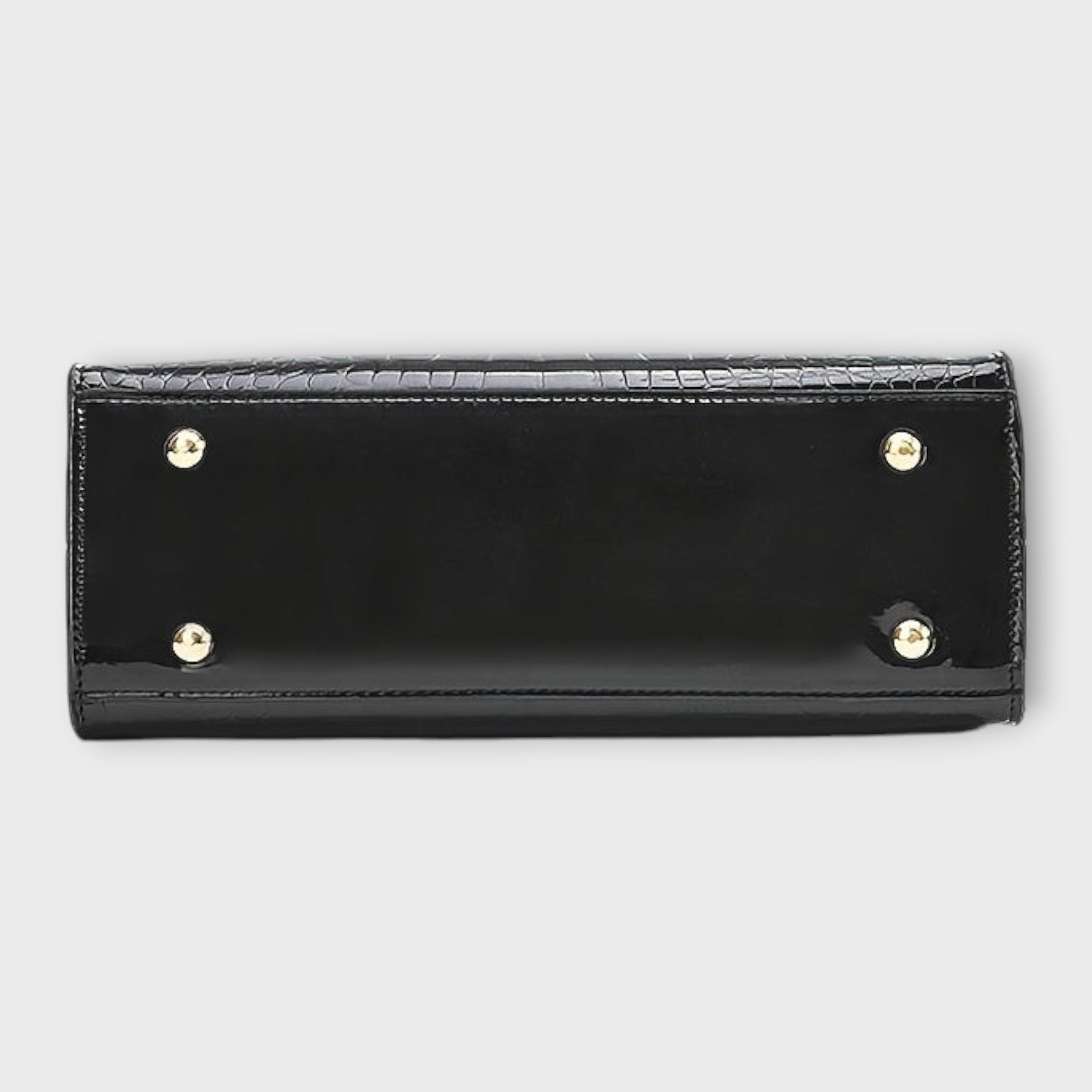 Olívia - Shiny Crocodile Skin Pattern Handbag