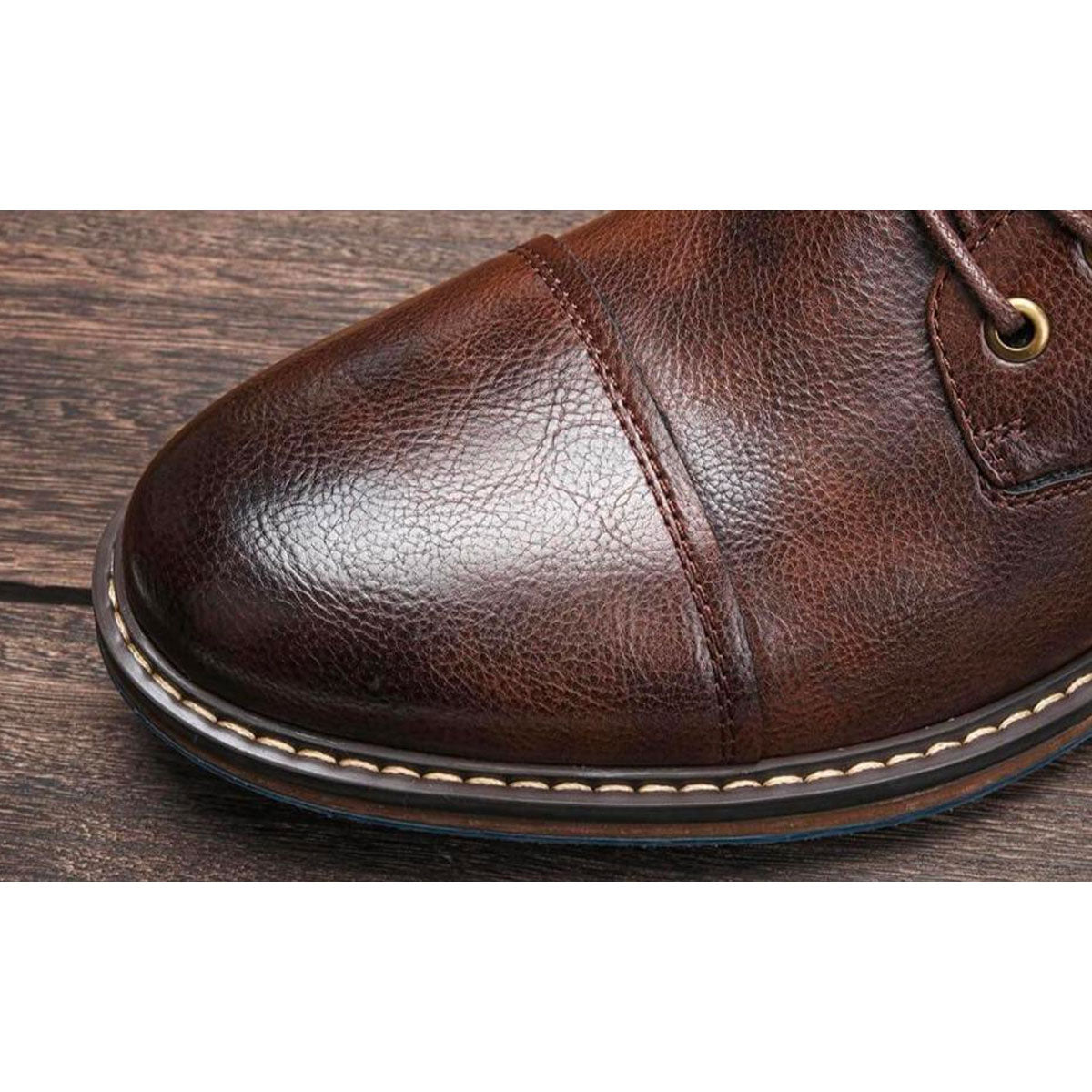 Ethan™ | Artisan Leather Oxford Boots