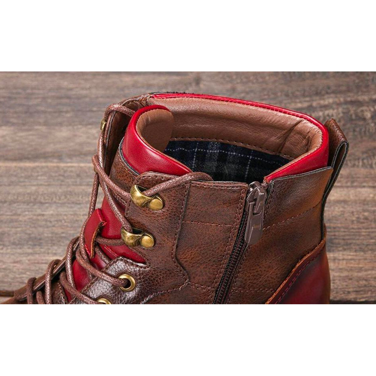 Ethan™ | Artisan Leather Oxford Boots