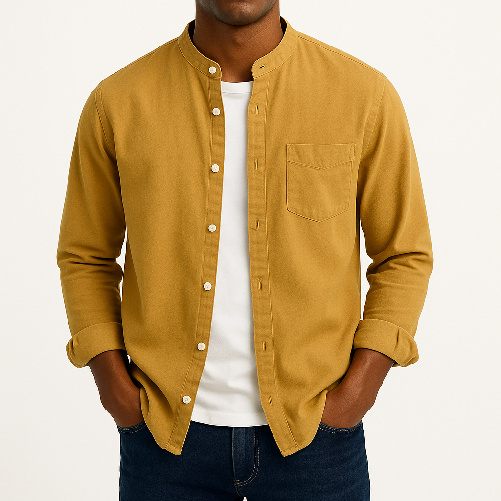Theo™ | Laid-Back Mao Shirt